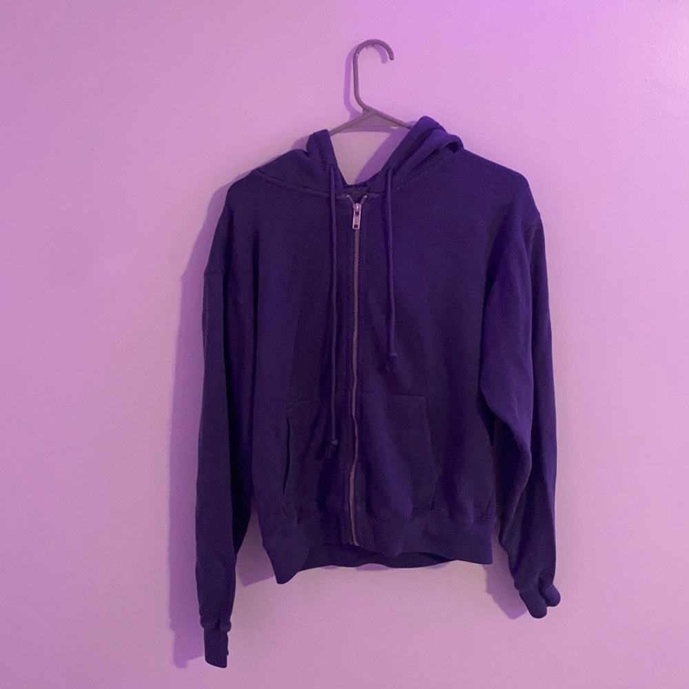 Brandy Melville Blue Christy Hoodie